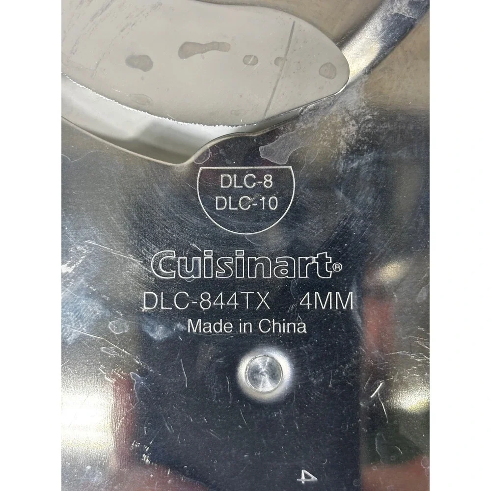Cuisinart Food Processor Discs DLC-8 DLC-10 4mm Slicer DLC-844TX 837TX Shredder